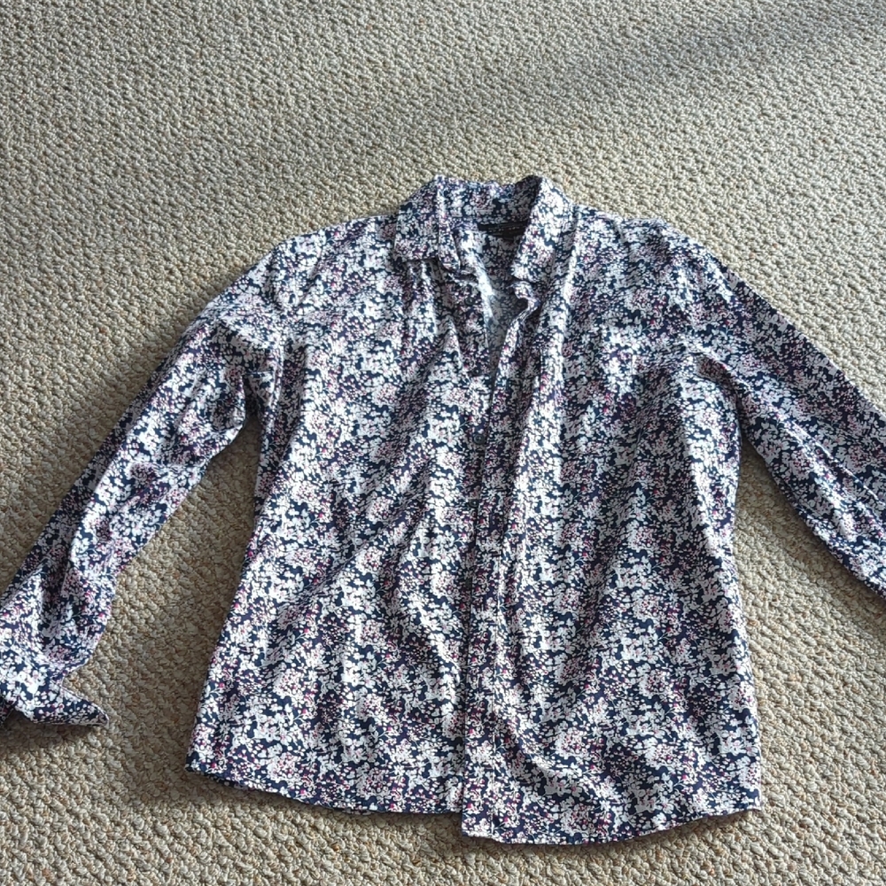 Floral Button-Up Shirt